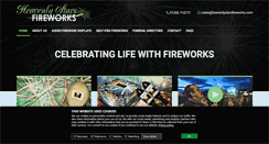 Desktop Screenshot of heavenlystarsfireworks.com